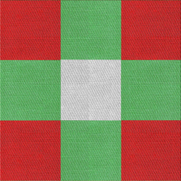 Square Patterned Green Novelty Rug, pat723