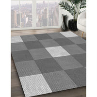 Patterned Ash Gray Rug, pat724gry