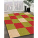 Machine Washable Transitional Red Rug in a Family Room, wshpat724org