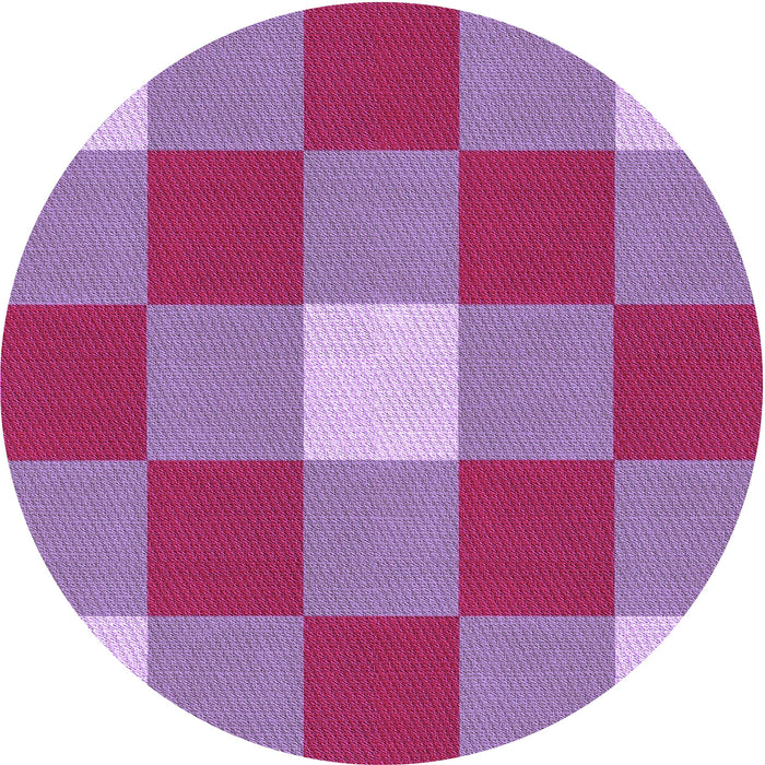 Square Machine Washable Transitional Medium Violet Red Pink Rug in a Living Room, wshpat724pur