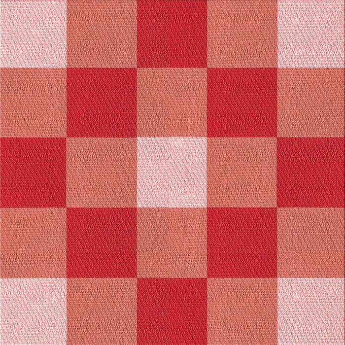 Round Patterned Neon Red Rug, pat724rd