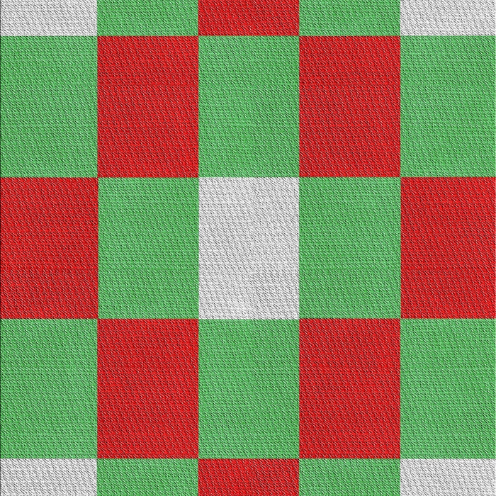 Patterned Green Novelty Rug, pat724