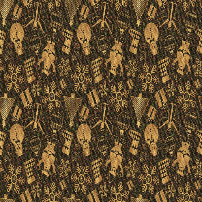 Round Patterned Midnight Gray Rug, pat725brn