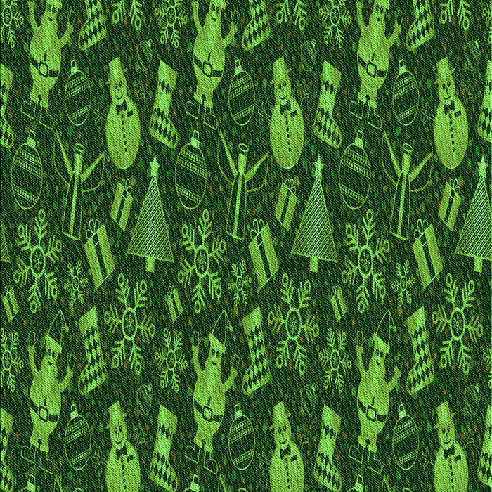 Patterned Dark Forest Green Rug, pat725grn