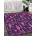 Machine Washable Transitional Orchid Purple Rug in a Family Room, wshpat725pur