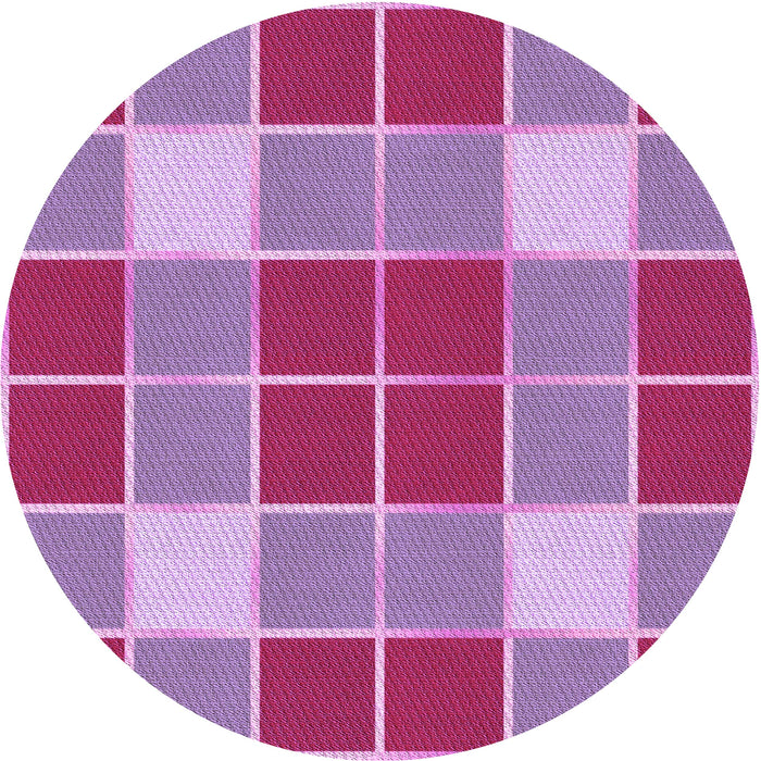 Square Patterned Pink Rug, pat726pur