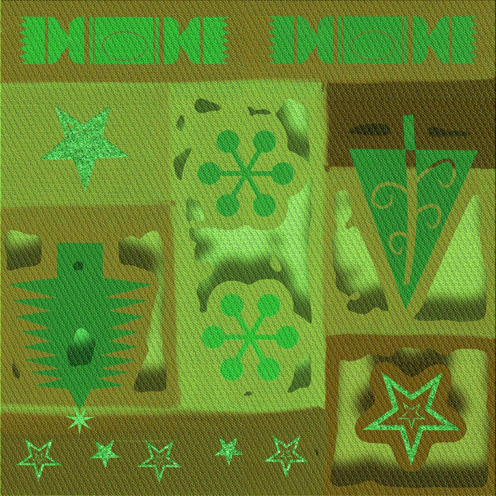 Round Patterned Olive Green Rug, pat727grn