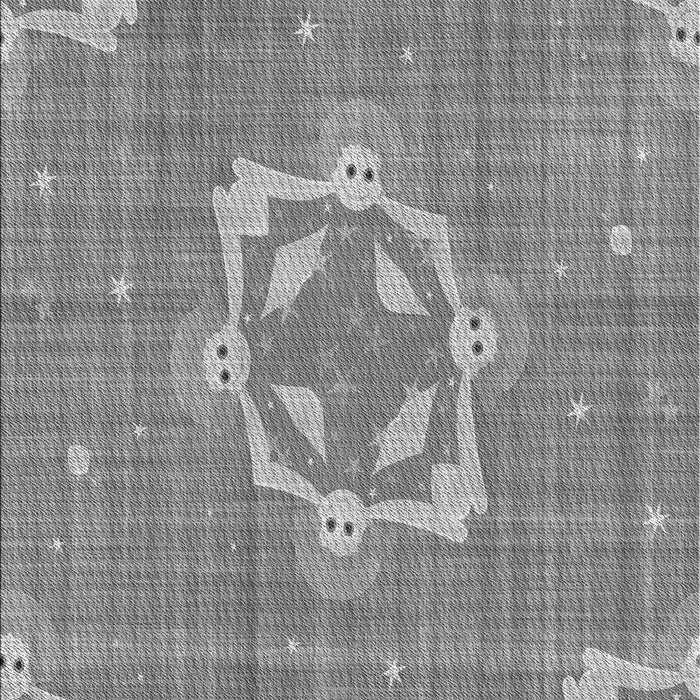 Patterned Smokey Gray Rug, pat728gry