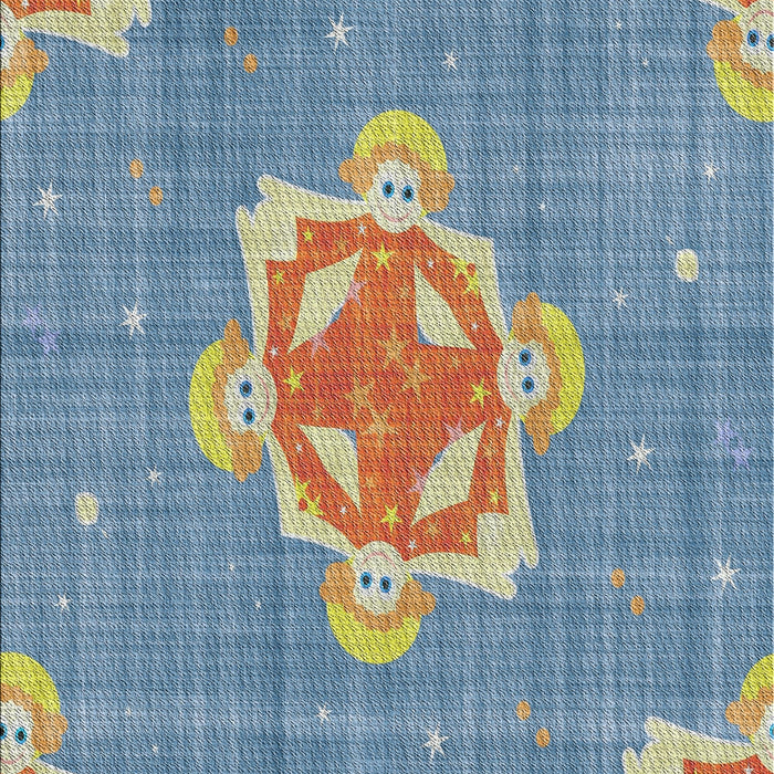 Patterned Purple Novelty Rug, pat728