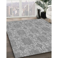 Patterned Cloud Gray Rug, pat729gry