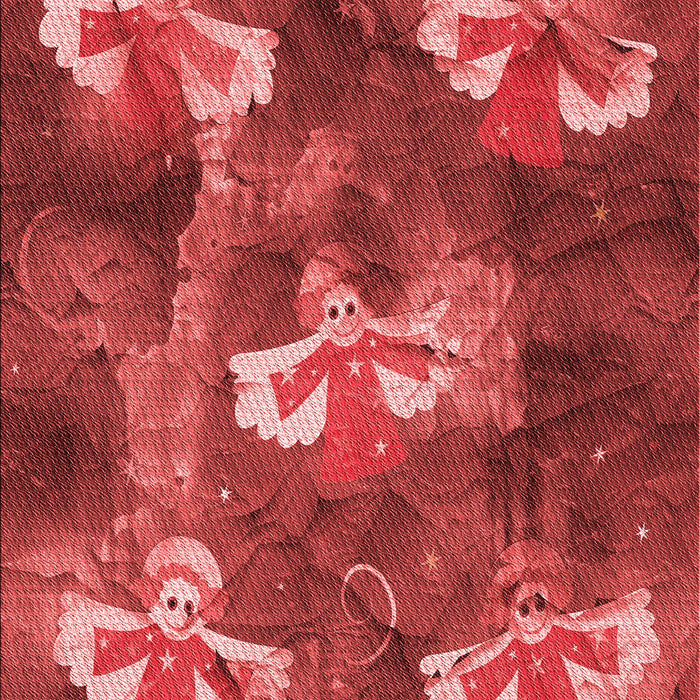 Patterned Red Rug, pat730rd