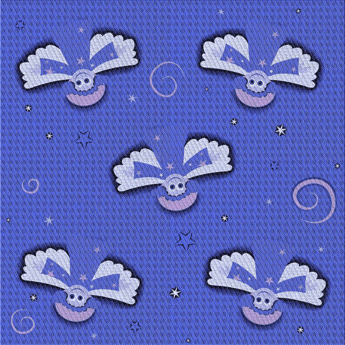 Round Machine Washable Transitional Sky Blue Rug, wshpat731blu