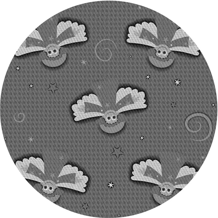 Square Machine Washable Transitional Gray Rug in a Living Room, wshpat731gry