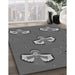 Machine Washable Transitional Gray Rug in a Family Room, wshpat731gry