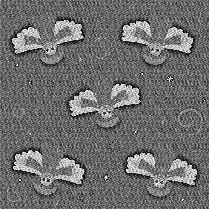 Round Machine Washable Transitional Gray Rug, wshpat731gry