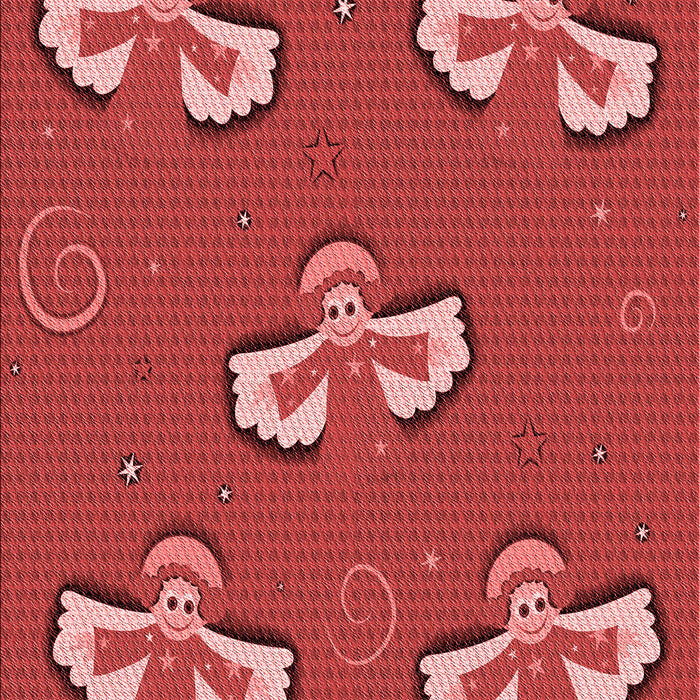 Patterned Red Rug, pat731rd