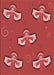 Machine Washable Transitional Red Rug, wshpat731rd
