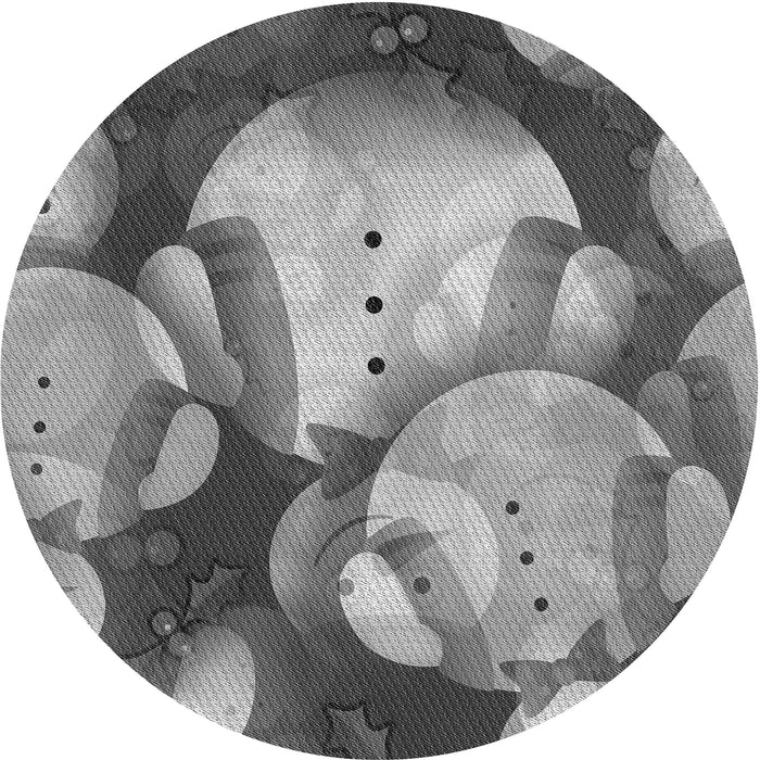 Square Patterned Gray Rug, pat732gry