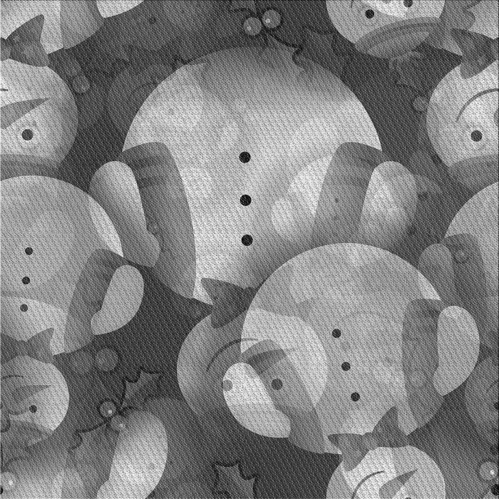 Round Patterned Gray Rug, pat732gry