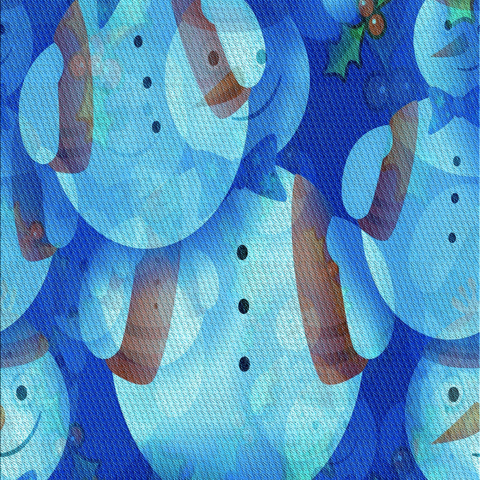 Patterned Bright Turquoise Blue Rug, pat732lblu