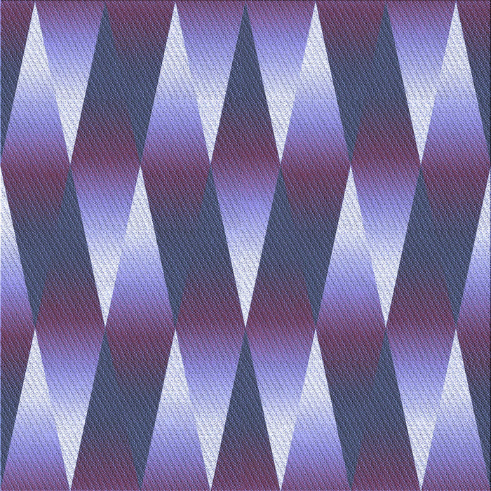 Round Patterned Purple Mimosa Purple Rug, pat733blu