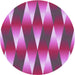 Square Patterned Orchid Purple Rug, pat733pur