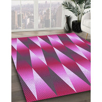 Patterned Orchid Purple Rug, pat733pur