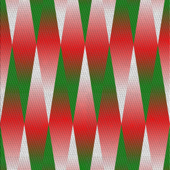 Patterned Red Novelty Rug, pat733