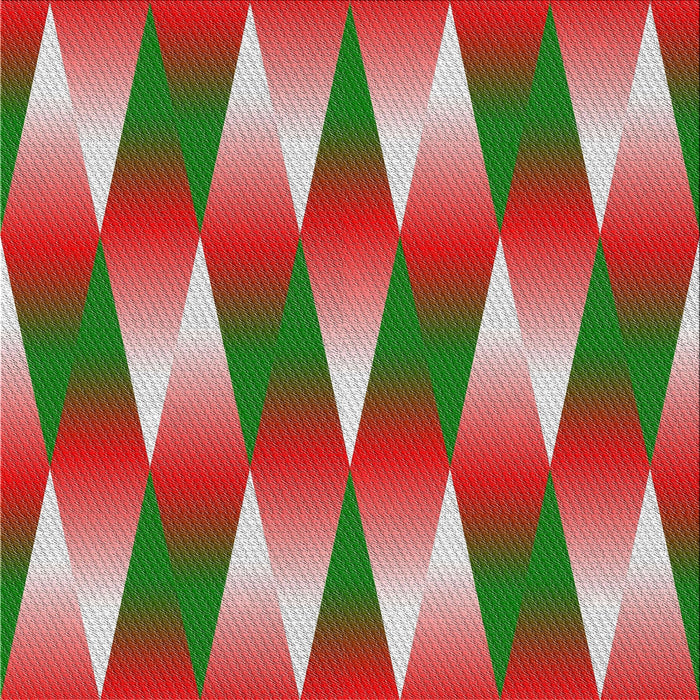 Square Patterned Red Novelty Rug, pat733