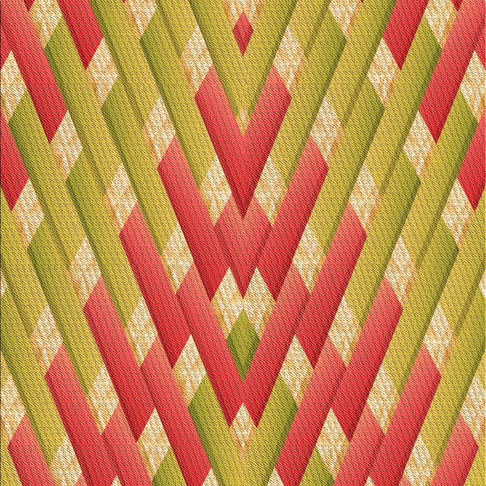 Patterned Golden Brown Yellow Rug, pat734org