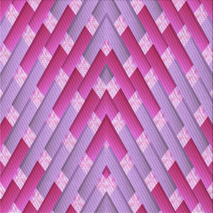 Round Patterned Violet Purple Rug, pat734pur