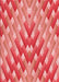Patterned Red Rug, pat734rd