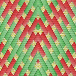 Sideview of Machine Washable Transitional Red Rug, wshpat734