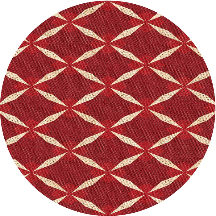 Square Machine Washable Transitional Red Rug in a Living Room, wshpat736org