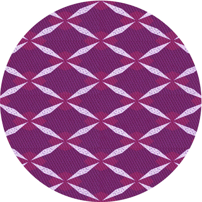 Square Machine Washable Transitional Medium Violet Red Pink Rug in a Living Room, wshpat736pur