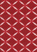 Patterned Red Rug, pat736rd