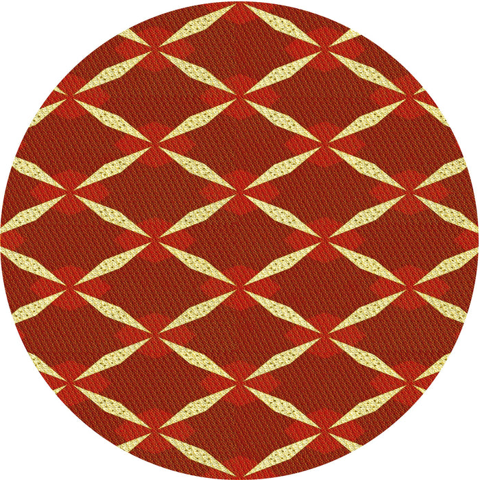Square Machine Washable Transitional Orange Rug in a Living Room, wshpat736yw