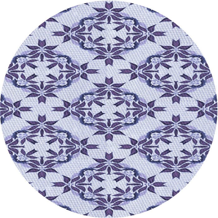 Square Patterned Blue Rug, pat737blu