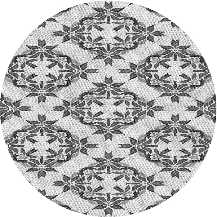 Square Machine Washable Transitional Gray Rug in a Living Room, wshpat737gry