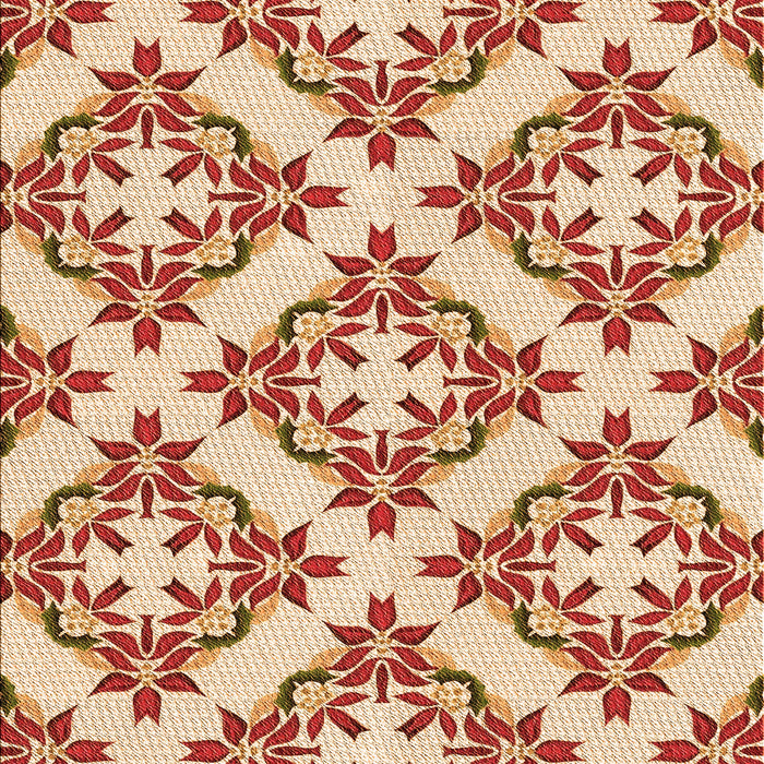 Patterned Khaki Gold Rug, pat737org