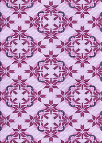 Machine Washable Transitional Blossom Pink Rug, wshpat737pur