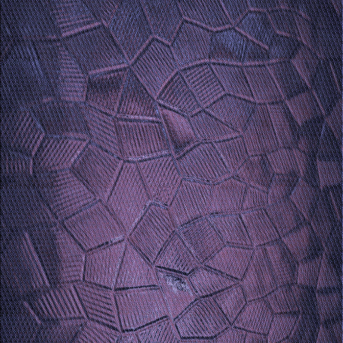 Patterned Slate Blue Rug, pat738blu