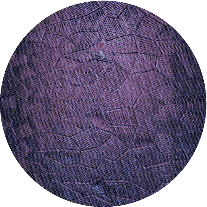 Square Patterned Slate Blue Rug, pat738blu