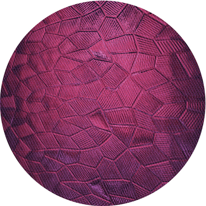 Square Machine Washable Transitional Medium Violet Red Pink Rug in a Living Room, wshpat738pur