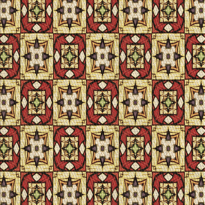 Patterned Chrome Gold Yellow Rug, pat739brn