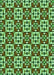 Patterned Green Rug, pat739grn