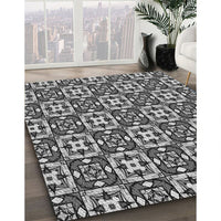 Patterned Cloud Gray Rug, pat739gry