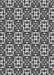 Patterned Cloud Gray Rug, pat739gry