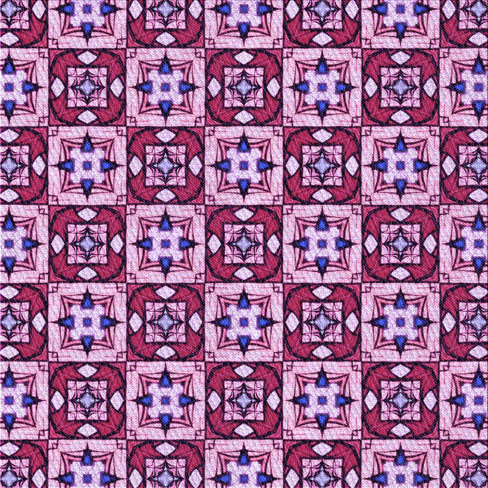 Round Patterned Pastel Purple Pink Rug, pat739pur