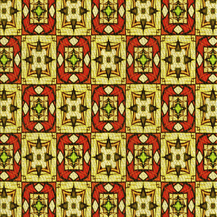 Machine Washable Transitional Saffron Red Rug, wshpat739yw